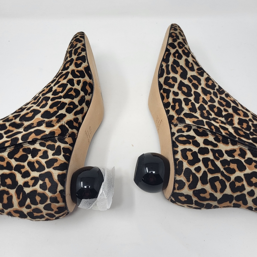 Kate Spade Sydney Leopard Print Calf Hair‎ Ankle Boots Booties 7.5 B - Picture 5 of 10